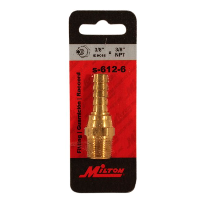 3/8" MNPT 3/8" ID Swivel Hose End Fitting