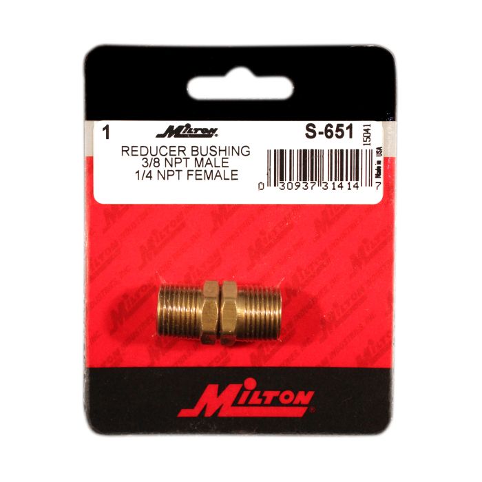 3/8" MNPT x 1/4" FNPT Reducer Bushing Hose Fitting
