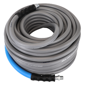 3/8" x 100' Single Wire Pressure Washer Hose Assembly -  3/8" MNPT Connections