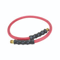 3/8" x 3' Air Leader Hose - solid brass fixed 3/8" MNPT, 300 Max PSI