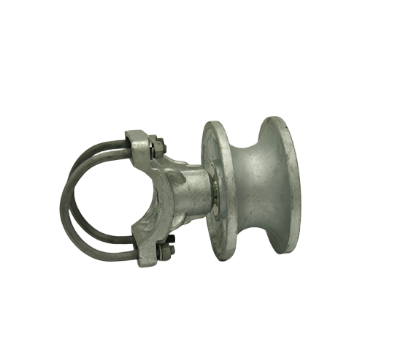 4" [4" Actual OD] x 2-1/2" [2 3/8" OD] Steel Round Gate Frame Cantilever Roller