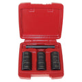 4 Pc. 1/2″ Drive Dual Sided Socket Lug Nut Removal Kit w/ Punch