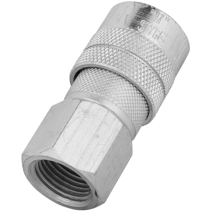 718ST - Milton® 3/8" Steel (M-STYLE®) Quick-Connect Steel Coupler, Female (Sold Individually)