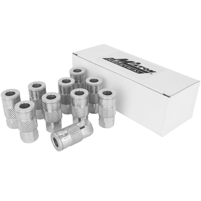 785ST - Milton® 1/4" Steel (T-Style) Quick-Connect Female Steel Coupler (Box of 10)