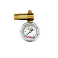 ACCU-GAGE® by Milton® Presta Valve Bike Tire Pressure Gauge with Bleeder Valve, for 0-160 PSI - ANSI Certified