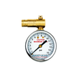 ACCU-GAGE® by Milton® Presta Valve Bike Tire Pressure Gauge with Bleeder Valve, for 0-15 PSI - ANSI Certified