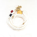 Adjustable Rope Dog Leash, White