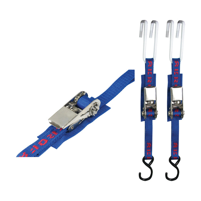 Aerofast Ratchet Tie Downs-Stainless Steel Heavy Duty Transom 500kg - Bosuns Boat