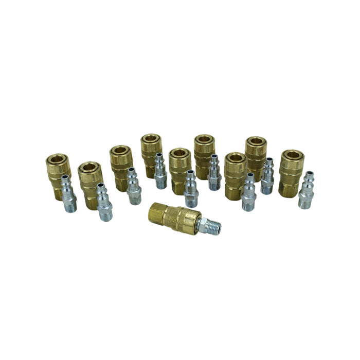 Air Compressor Coupler and Plug Kit, M-STYLE®, 1/4" NPT, Quick Connect