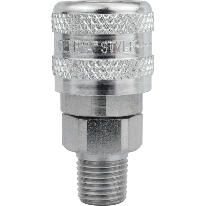 Air Coupler Fitting, A-Style (ARO 210) Air Quick Connect Couplers, 1/4" MNPT Air tool fitting
