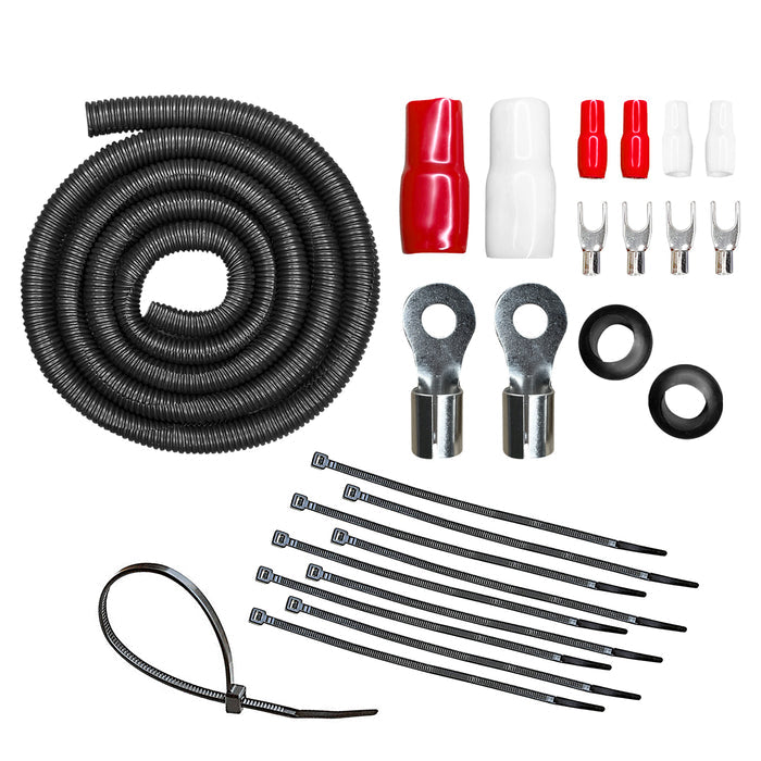 AMPKIT-4GA-PRO // 4 Gauge 1250 Watt Amp Wiring Kit