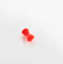 Aqua Flies Intruder Eyes – 4mm in fluorescent flame, designed for high-visibility steelhead and salmon flies.
