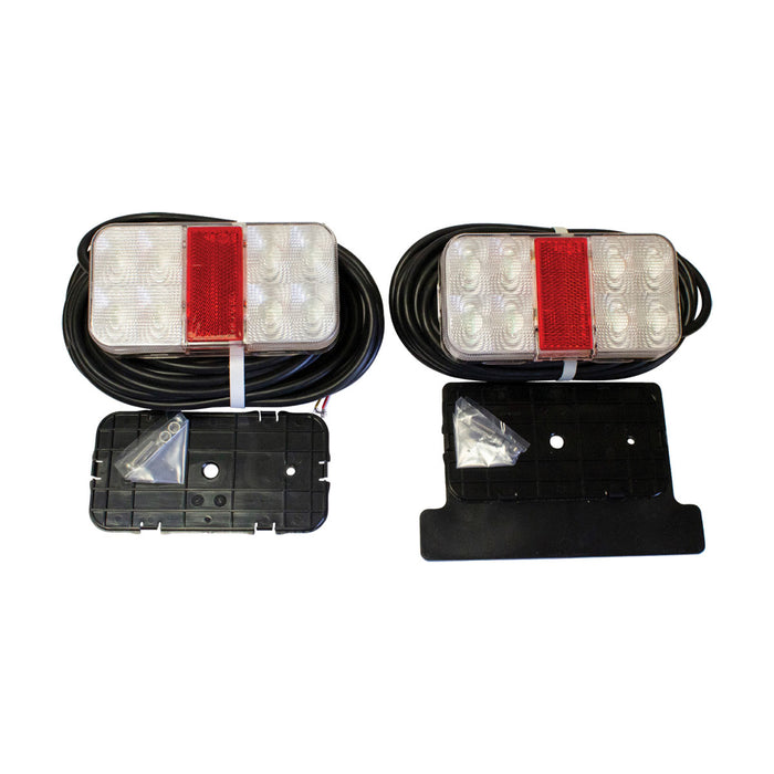 Ark Slimline LED Trailer Light Set with 9m Cable