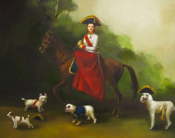 Art print, Gracie Was A Natural Born Leader