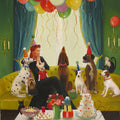 Art print, Miss Moon Was A Dog Governess. Lesson Sixteen: Practice The Art Of Good Conversation; Listen More Than You Speak.