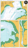 AUS Chart - AUS136 - Australian South Coast -South Australia - Approaches to Whyalla and Port Pirie
