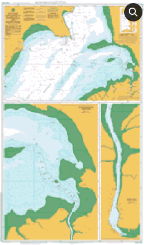 AUS Chart - AUS136 - Australian South Coast -South Australia - Approaches to Whyalla and Port Pirie