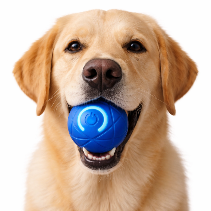 Automatic LED Dog Ball – Motion Activated Interactive Toy