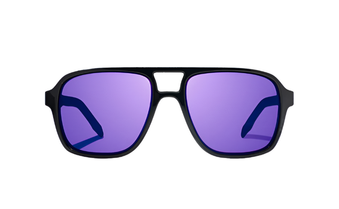 Black / Violet Mirror