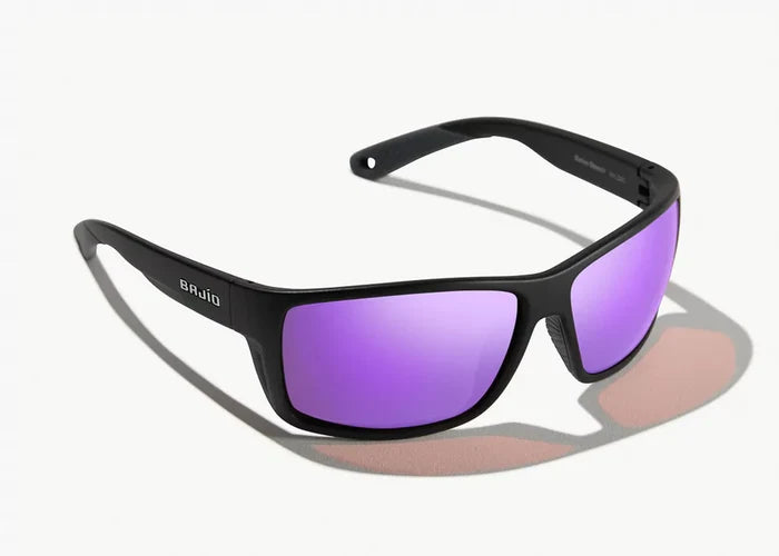 Matte Black / Violet Mirror
