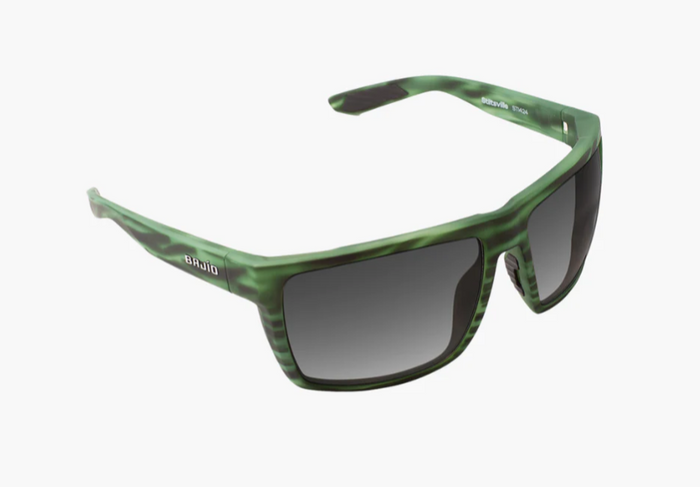 Matte Green Stripe / Gray