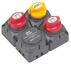 BEP Battery Distribution Cluster with DVSR - Single Engine Two Battery Banks - Bosuns Boat