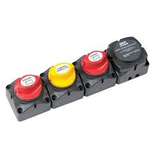 BEP Battery Distribution Cluster with DVSR - Single Engine Two Battery Banks - Bosuns Boat