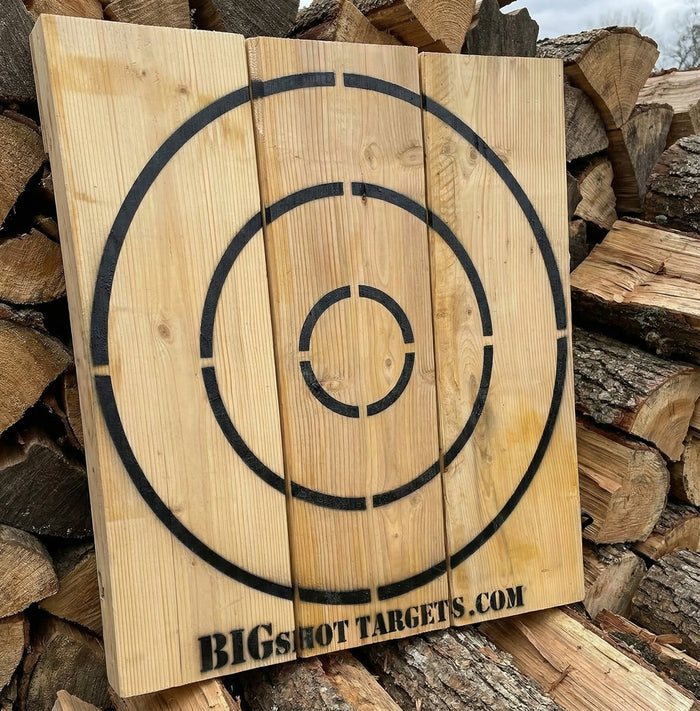 BIGshot Wooden Knife & Star Throwing Target – Cabinet Grade Plywood