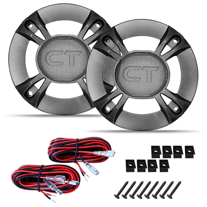 BIO-4-COX // 80 Watts RMS 4" Coaxial Car Speakers, Pair