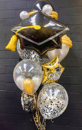 Black and Gold Graduation Bouquet