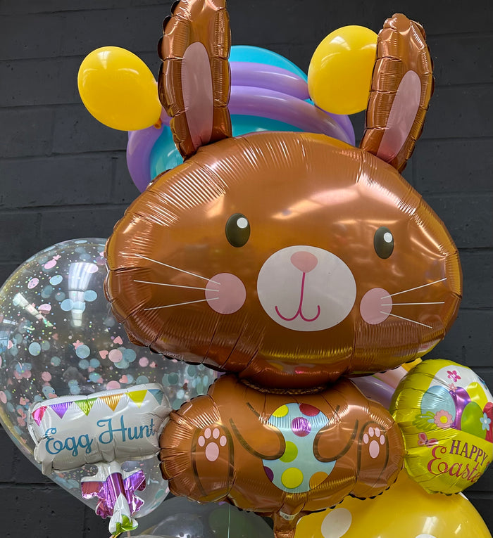 Bunny and Pastel Hearts Bouquet