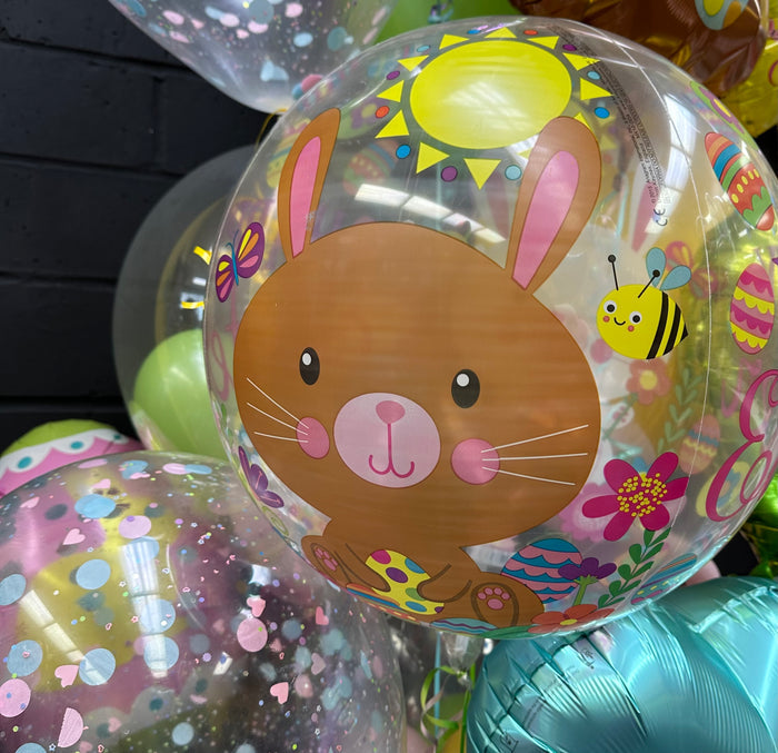 Bunny and Pastel Hearts Bouquet