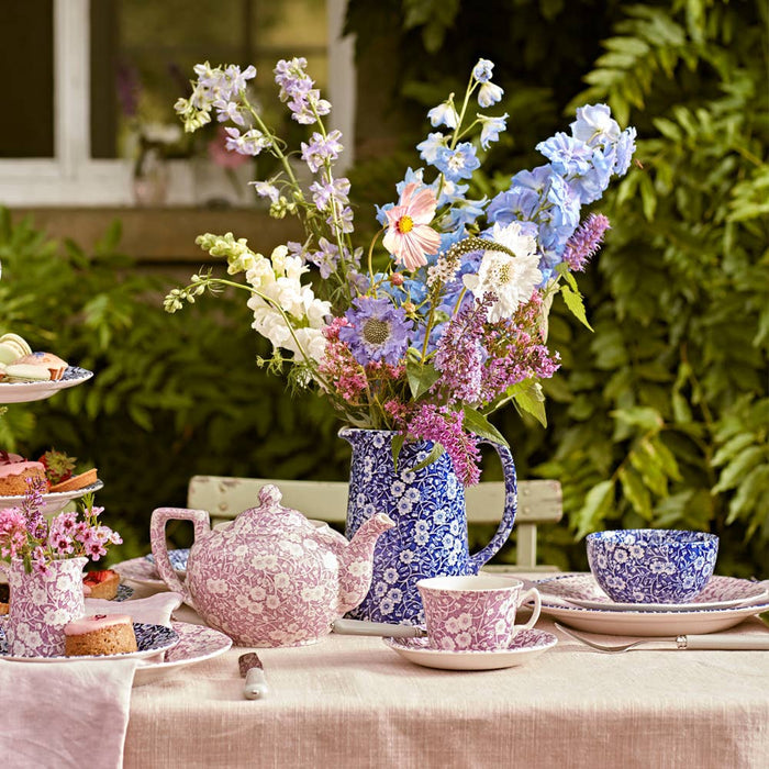 Burleigh Blossom Calico Small Teapot