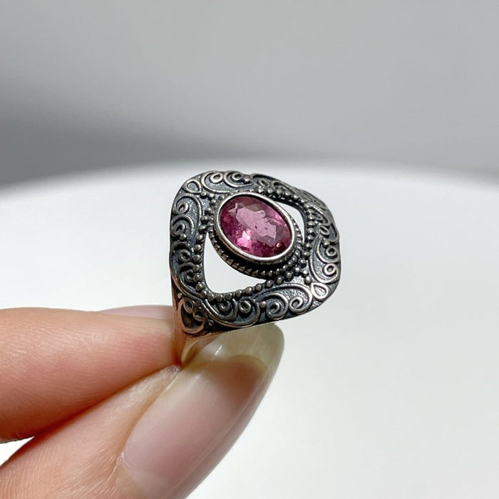 Pink Tourmaline Cut Facted / 1pc