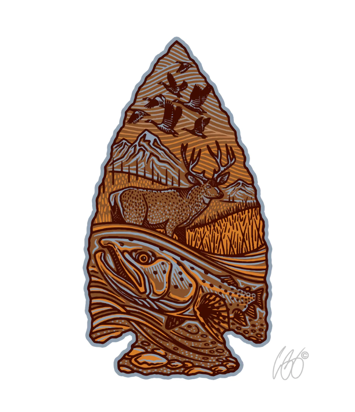 Casey Underwood Stone Point Decal