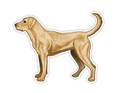 Casey Underwood Yellow Lab Decal