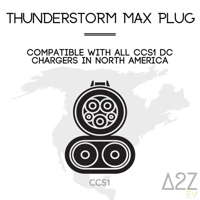 CCS1 Charger to Cybertruck | DC | UL2252/CSA-C22.2 Certified | The Thunderstorm Max Adapter