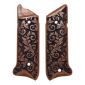 Cherry Inked Floral Scroll Ruger Mark IV Grips