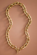 Chunky Chain Link Necklace In Gold - Infinity Raine