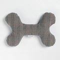 Cloud7 Love Bone Plaid, Organic Cotton Squeaky Dog Toy