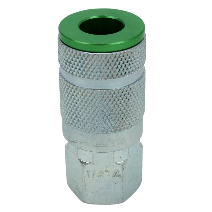 COLORFIT® Couplers (A-Style, Green) - 1/4" NPT Female (Box of 10)