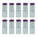 COLORFIT® HIGHFLOWPRO® Couplers (V-Style, Purple) - 1/4" NPT Female (Box of 10)