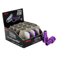 COLORFIT® HIGHFLOWPRO® Plugs (V-Style, Purple) - 1/4" NPT Female (Box of 20)