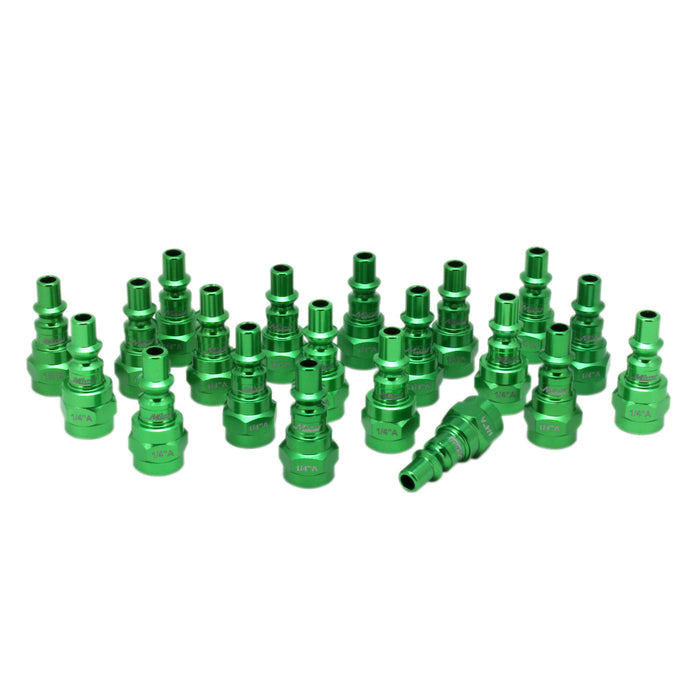 COLORFIT® Plugs (A-Style, Green) - 1/4" NPT Female (Box of 20)