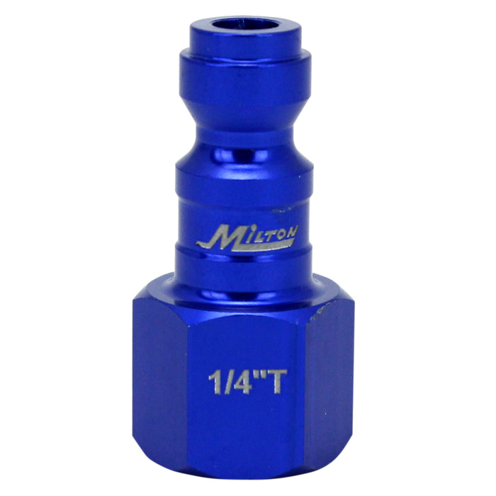 COLORFIT® Plugs (T-Style, Blue) - 1/4" NPT Female (Box of 20)