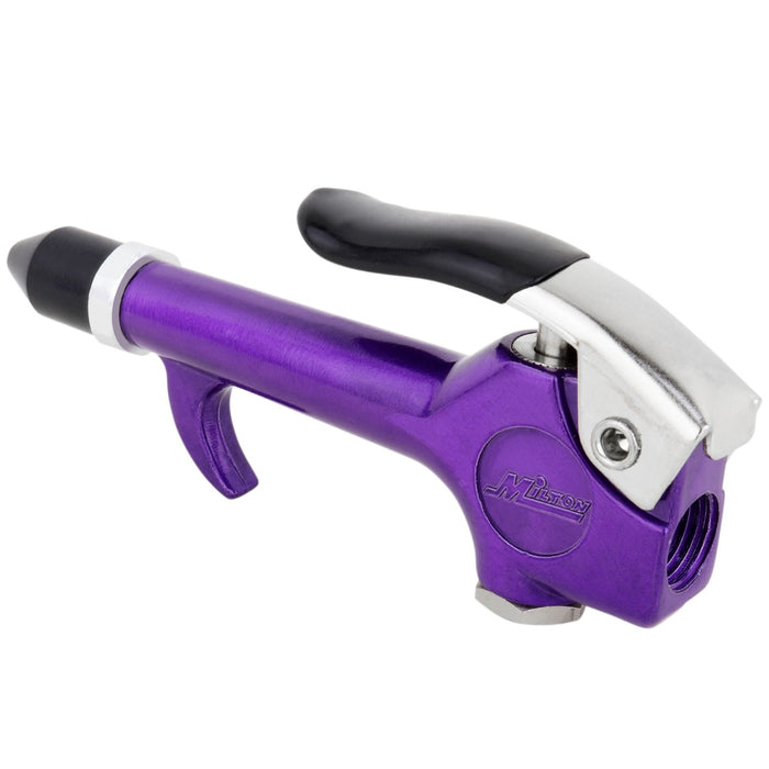 COLORFIT® S-148VC 1/4" NPT Lever Blow Gun Tool, Rubber Tip Nozzle, Purple