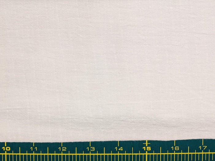 NEW Soft Gridded Dobby Cosmo Japanese cotton linen fabric AD-5747 OW