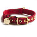 Cotton Canvas Collar, Holiday Red [FINAL SALE]