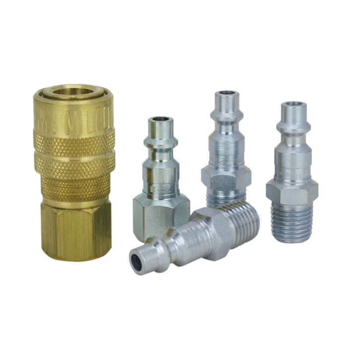Coupler and Plug Kit for Air Tools, M-STYLE®, 1/4" NPT, Industrial Quality