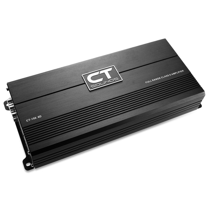 CT-150.6D // 1500 Watts RMS 6-Channel Car Amplifier